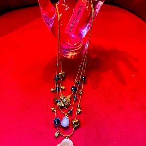 Betsey Johnson layered necklace